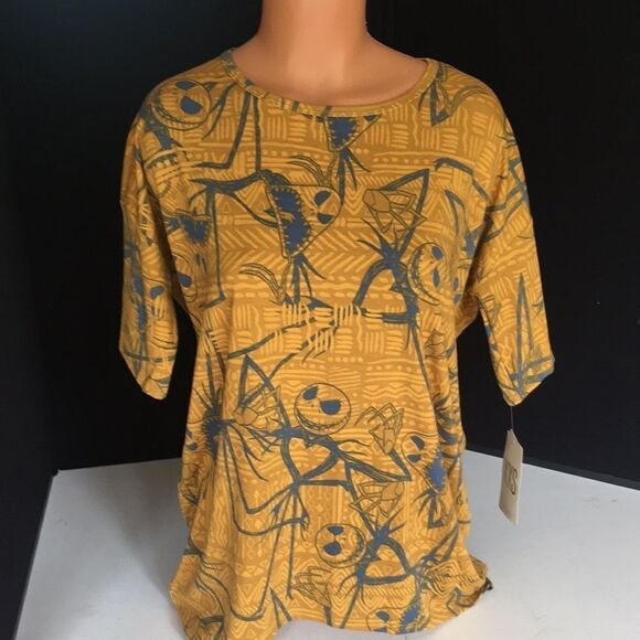 Jack Skellington Lularoe Irma Shirt NWT Size XXS - Picture 1 of 13